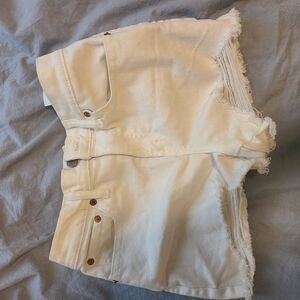 Levis white shorts